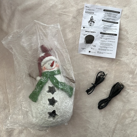 iessentials Rechargeable Wireless Holiday Speaker with Ambient Lighting - Picture 9 of 9